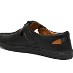 Nexsy Men’s Roman Sandals | Outdoor & Casual Sandals for Men & Boys – Black (Model 101)