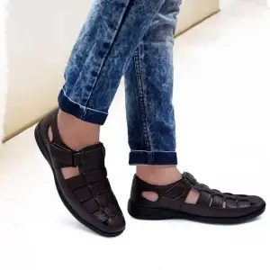 Nexsy Men’s Roman Sandals | Outdoor & Casual Sandals for Men & Boys – Brown (Model 103)